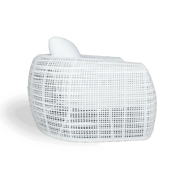Java armchair - White