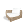 Java corner armchair natural plastic rattan