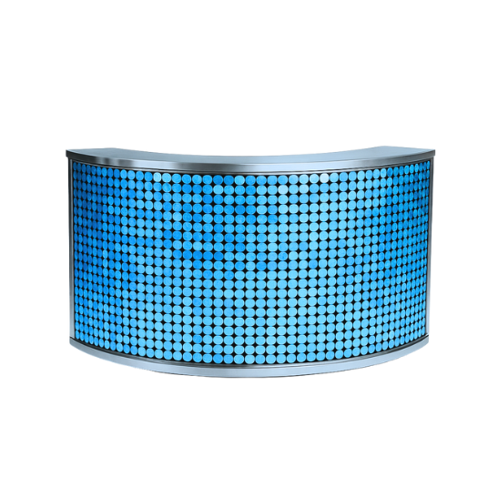 Uno curve bar - Boreal blue