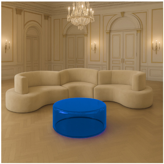 Moshi coffee table - Navy blue
