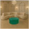 Moshi coffee table - Aqua blue