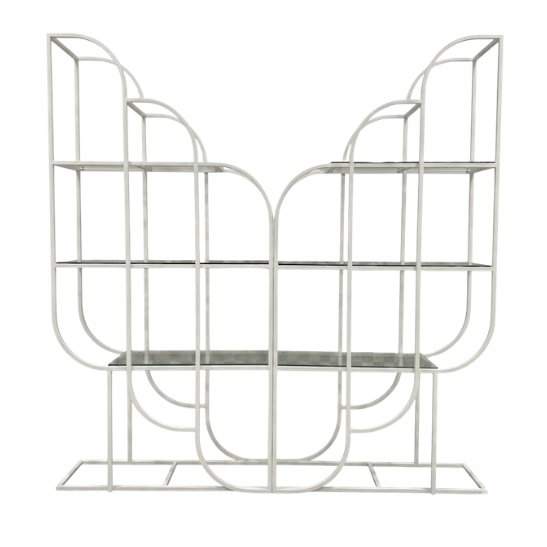 Mariposa back bar shelves wing - White