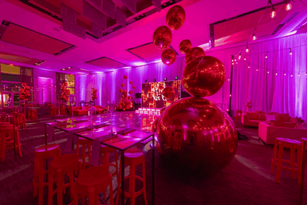 Charles bar stool - Red