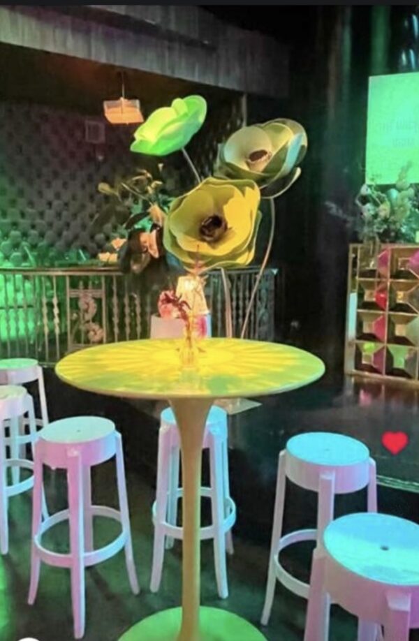 Charles bar stool - White