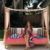 Totum day bed canopy - Teak