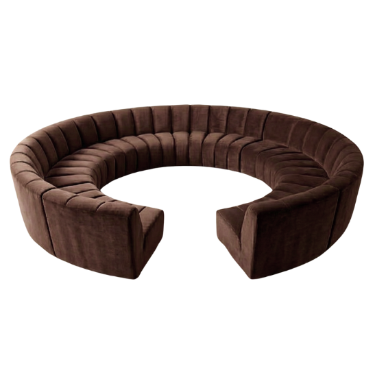 Noor full circle chocolate brown