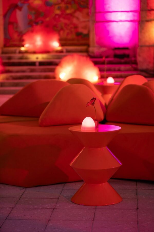 Kaleido cocktail table - Red