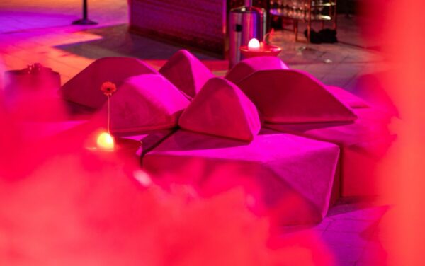 Snow flake modular lounge - Magenta