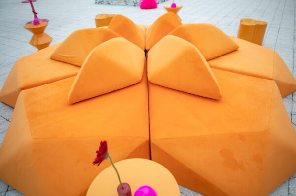 BO accent chair - Orange