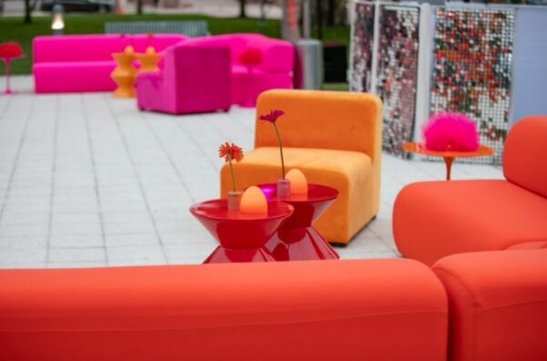 BO accent chair - Orange