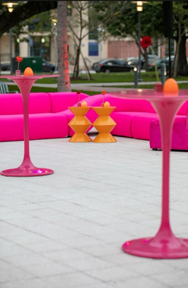 Fly cocktail table - Hot pink