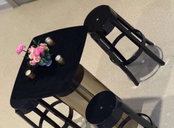 Charles bar stool - Black