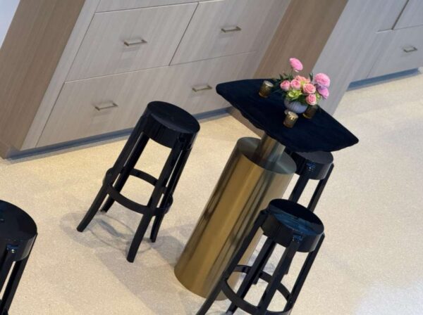Charles bar stool - Black
