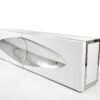 Bullet bar - White and silver