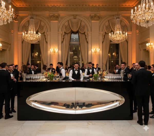 Bullet bar - Black and silver