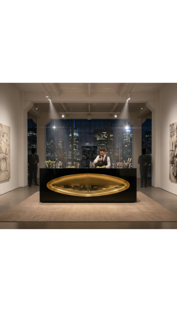 Bullet bar - Black and gold