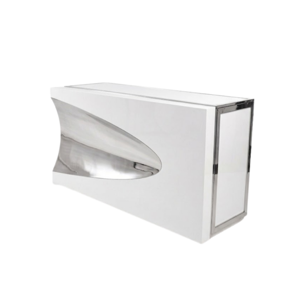Bullet bar - White and silver