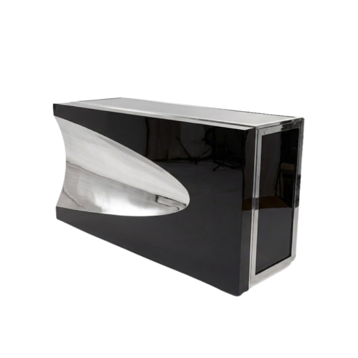 Untitled design (60) Bullet bar - Black and silver