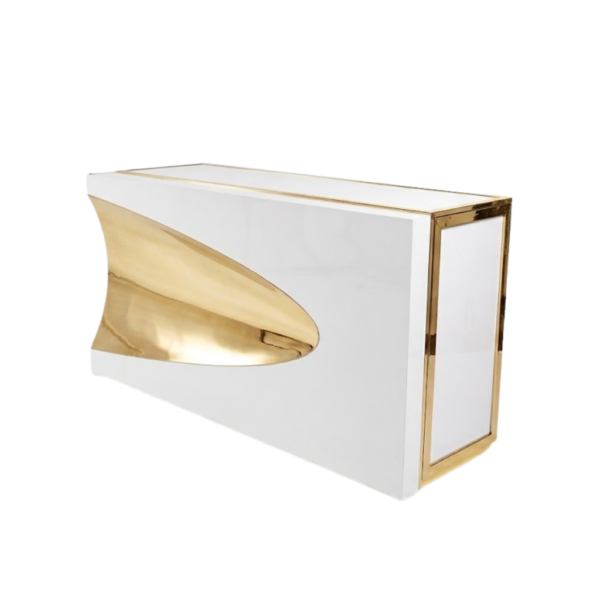 Bullet bar - White and gold