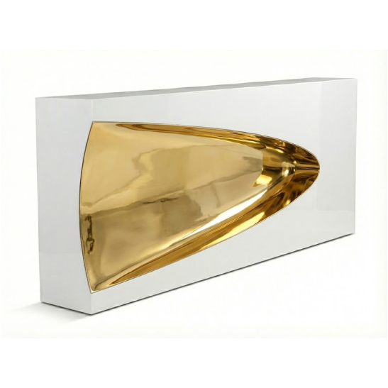 Bullet bar white and gold rental