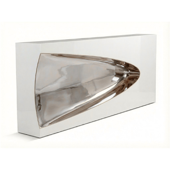 Bullet bar white and silver rental