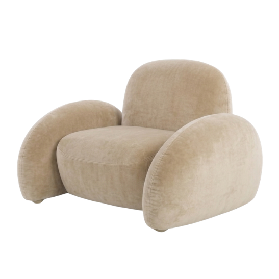 baloo armchair beige rental