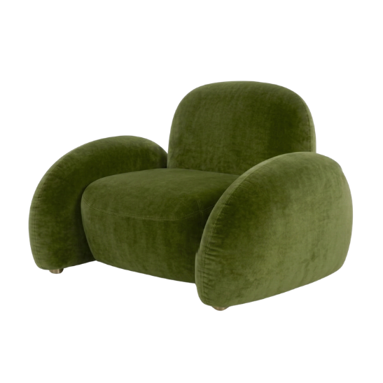 baloo armchair moss green rental