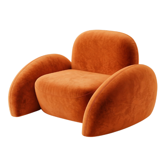 Baloo armchair - Orange