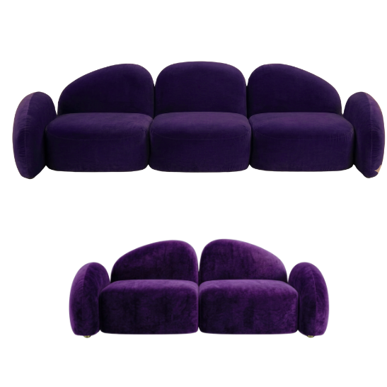 Baloo sofa purple rental