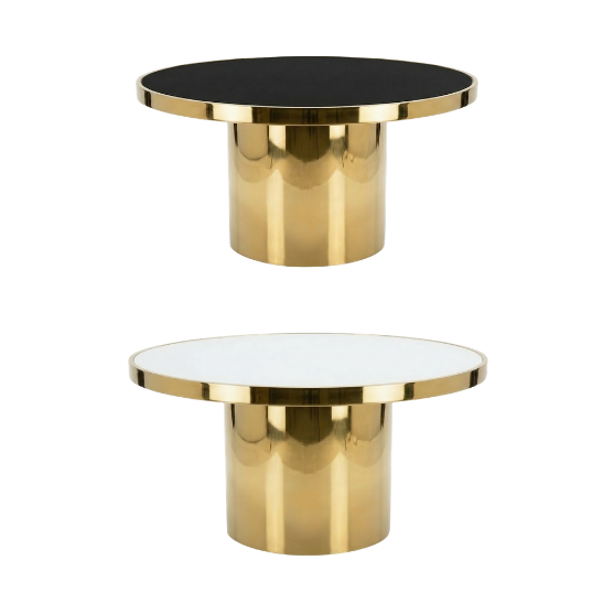 bobino gold white and black top Bobino table 2.0 - Gold and black and white top