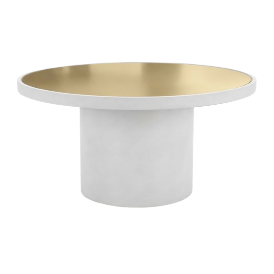 bobino white gold mirror top