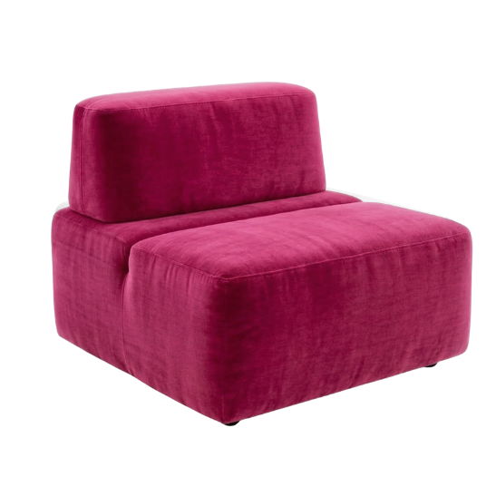 Koo accent chair magenta rental