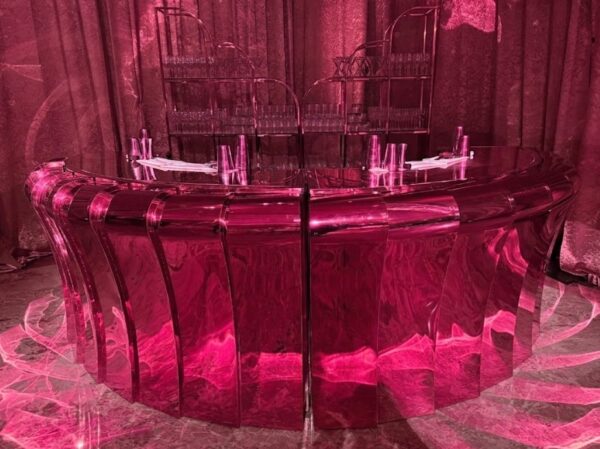 Crown bar - Magenta mirror
