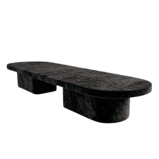 Monolith dining table black rental
