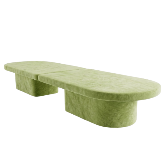 Monolith dining table - Lime