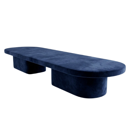 Monolith dining table - Navy blue