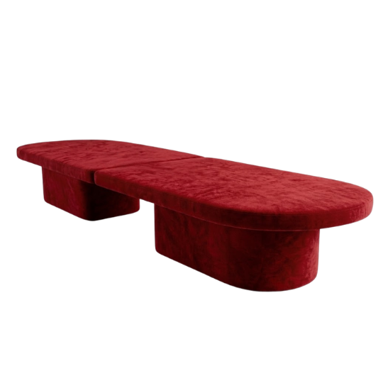 Monolith dining table - Red