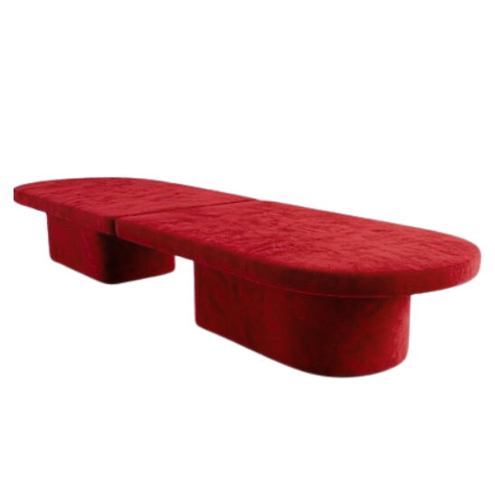 Monolith dining table red rental