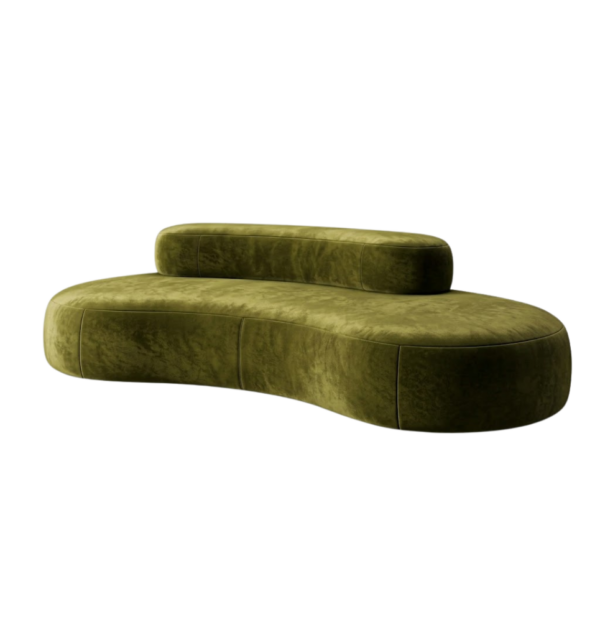 Peacock sofa - Moss green