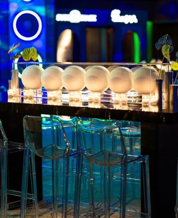 Oslo bar stool - Clear