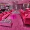 Velours sofa – Magenta