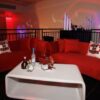 Velours sofa – Red