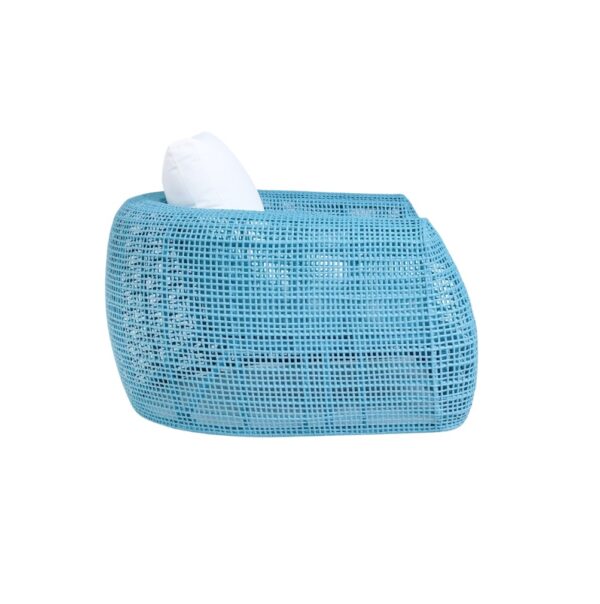 Java armchair - Miami blue