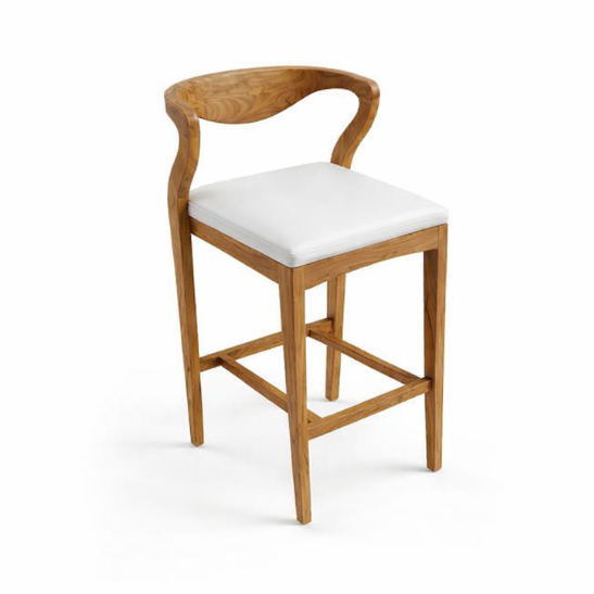 Hudson barstool - Teak