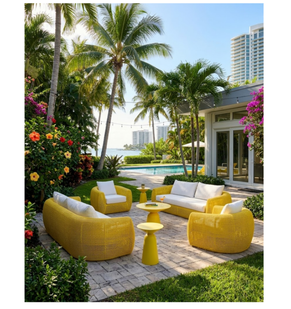 Java armchair - Yellow