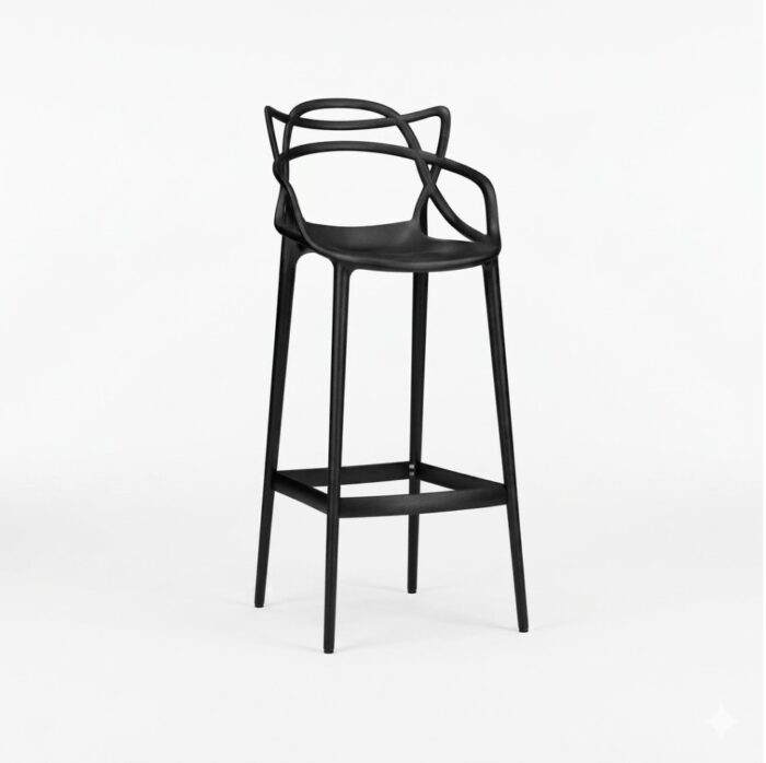 Matrix bar stool - Black