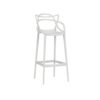 Matrix bar stool - White
