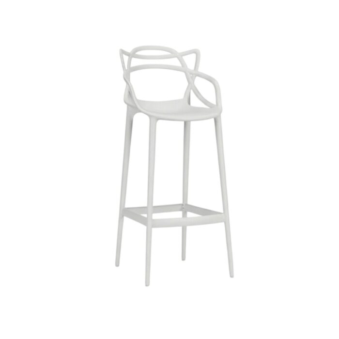 Matrix bar stool - White