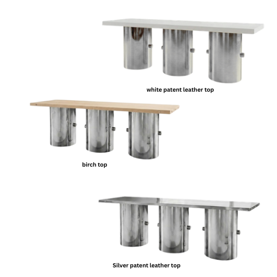 Toscana buffet silver rental