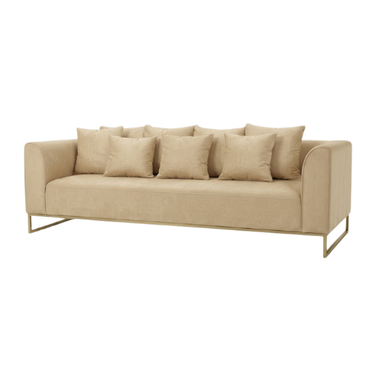 Velours sofa – Beige